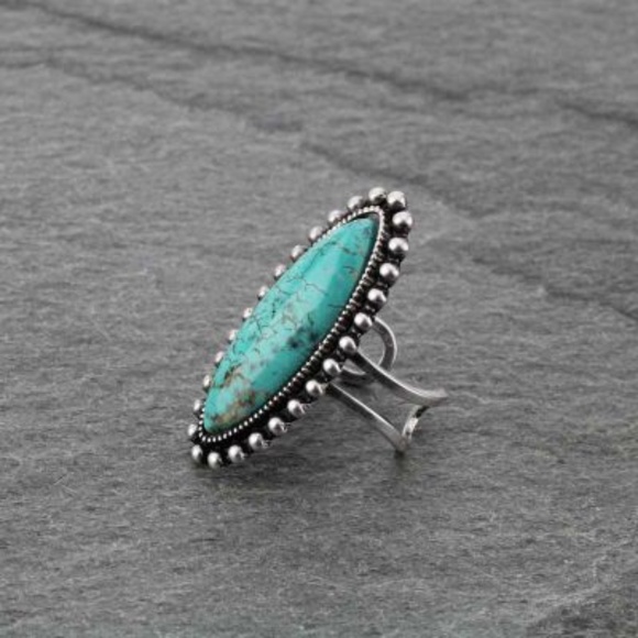 Natural Stone Adjustable Ring - Picture 3 of 4